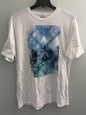 Apt 9 Men's White Graphic Tee Crew Neck Palm Trees Size XXL
