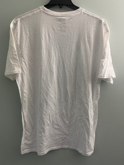 Apt 9 Men's White Graphic Tee Crew Neck Palm Trees Size XXL