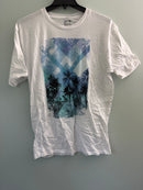 Apt 9 Men's White Graphic Tee Crew Neck Palm Trees Size XL