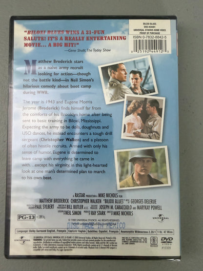 Biloxi Blues (DVD 1988) Matthew Broderick-Brand New & Factory Sealed!