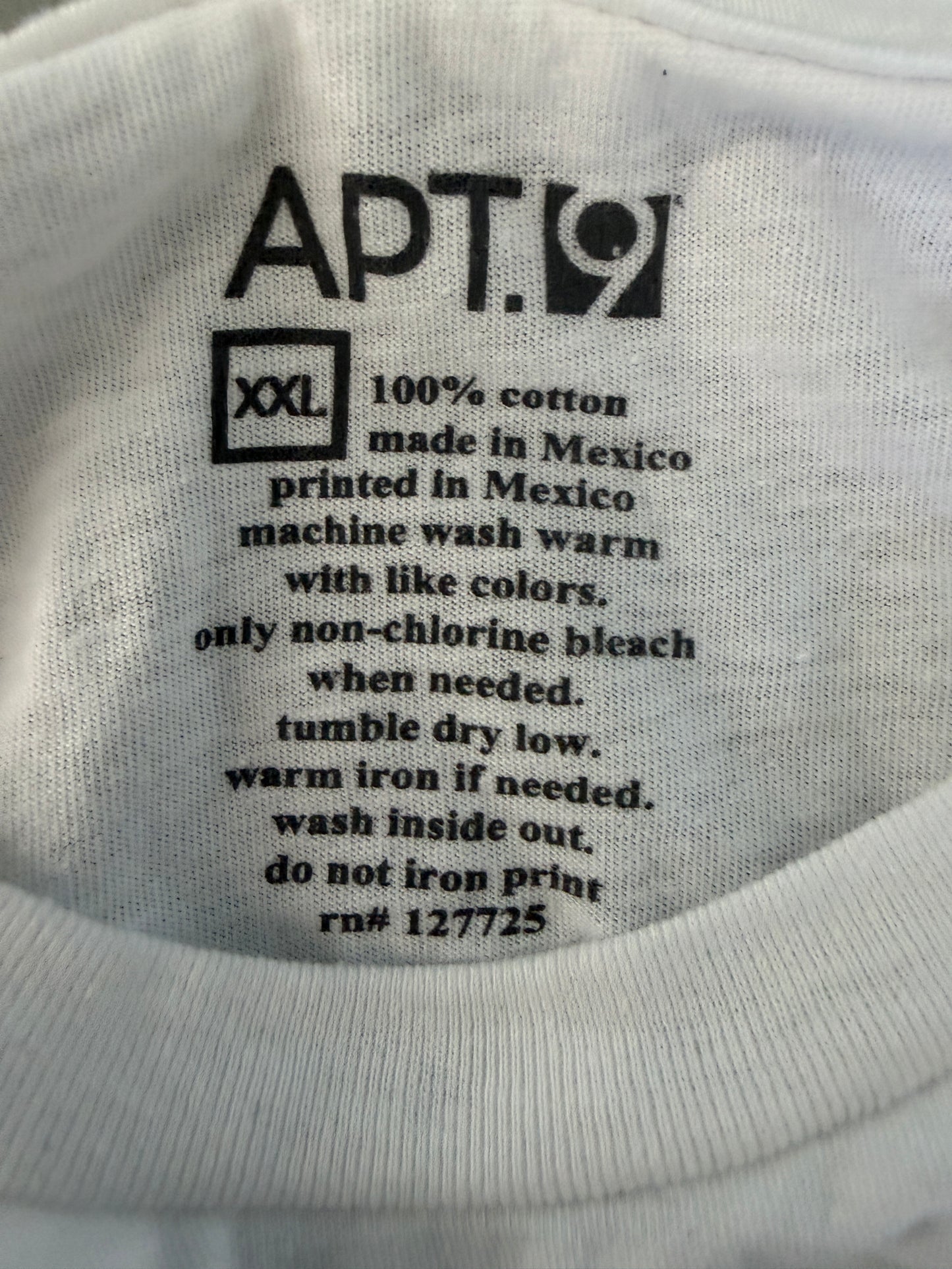 Apt. 9 Men's Tropical Palm Tree Graphic Tee- White  (Size XL) -  New!