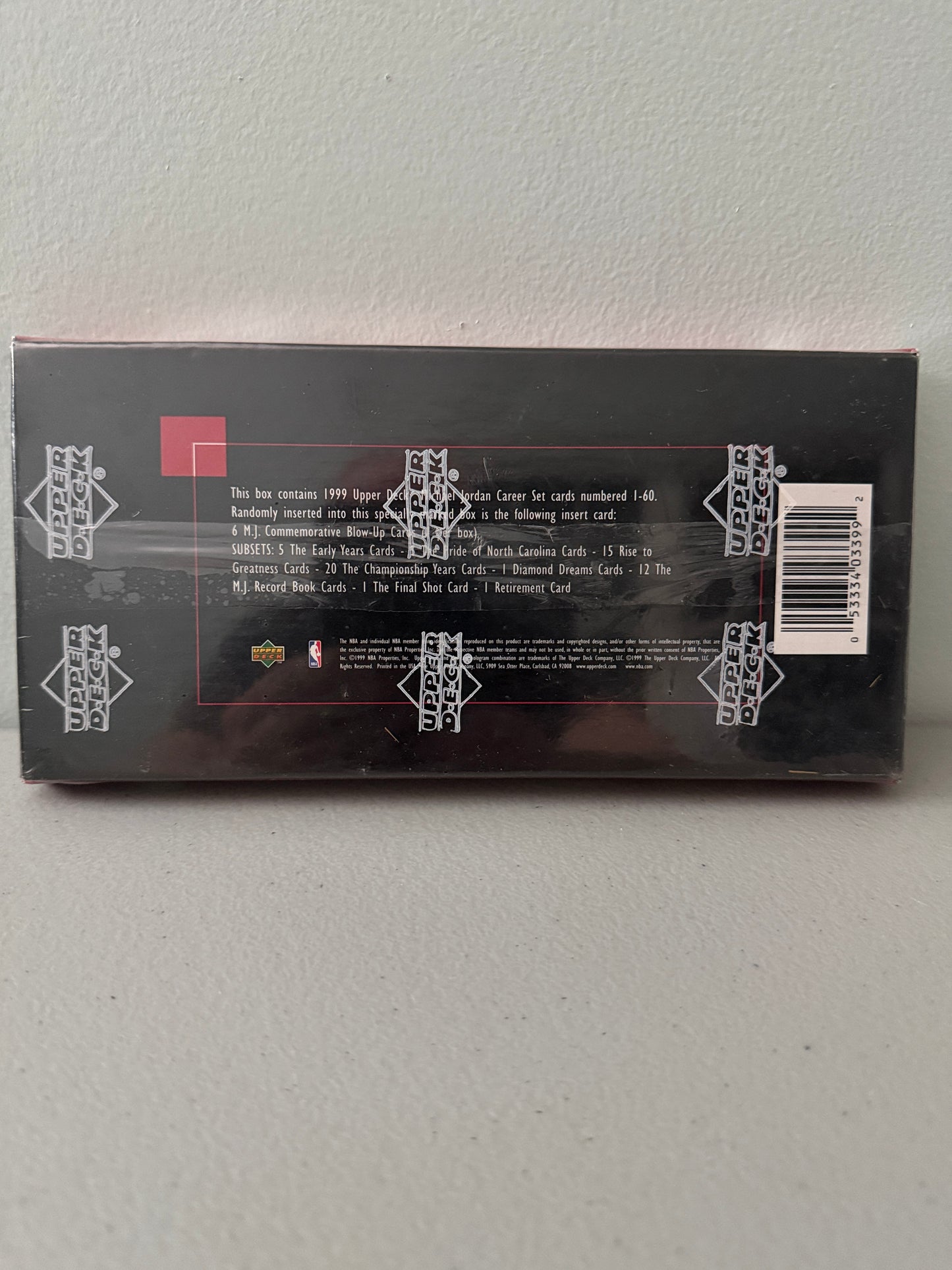 1999 Upper Deck Michael Jordan Career Set 60 Card Box Factory Sealed