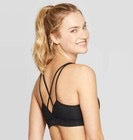 C9 Champion Sports Bra Racerback Strappy Stretch Mesh