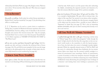 Taylor Swift By The Book: The Literature Behind the Lyrics-Hardcover