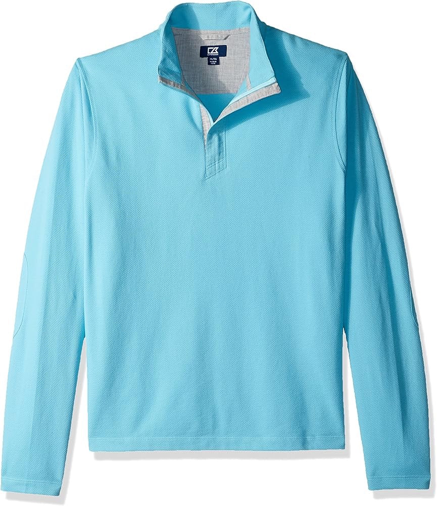 Cutter & Buck Men's Hewitt Lightweight Honeycomb Half-Zip Sweatshirt