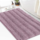 Chenille Bathroom Rugs Set Extra Thick Bath Mat Non-Skid 2 Piece
