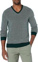 Goodthreads Men's Lightweight Merino Wool V-Neck Birdseye Sweater- XS