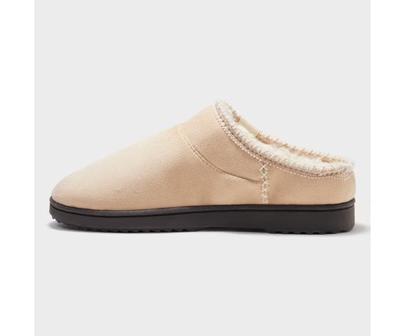 Dearfoams Women's Clog Slippers Memory Foam Indoor/Outdoor Brown