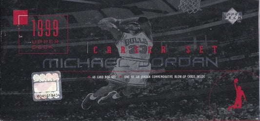 1999 Upper Deck Michael Jordan Career Set. 60 Card Box. Factory Sealed