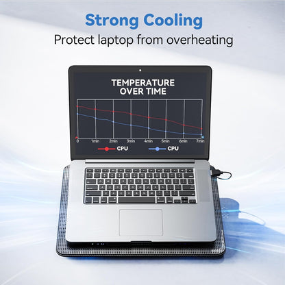 TECKNET Laptop Notebook Cooling Pad Stand USB Powered, Quiet, Portable