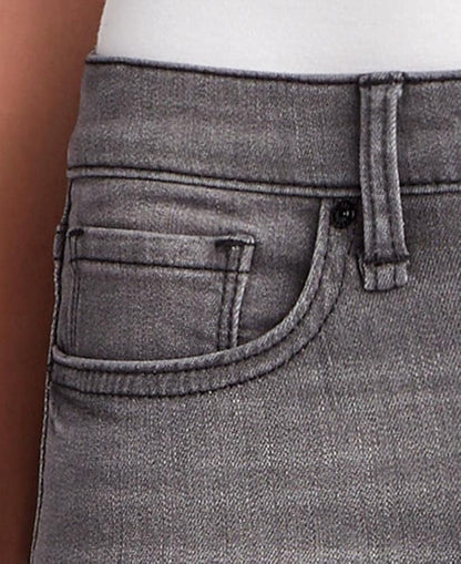 William Rast Stretch Perfect Skinny Jean Ankle Gray Frayed Women's -32