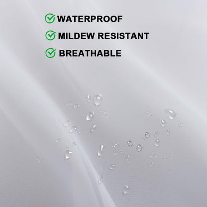 Single Panel Outdoor Indoor Curtains White Sheer Patio 108 Inch Length