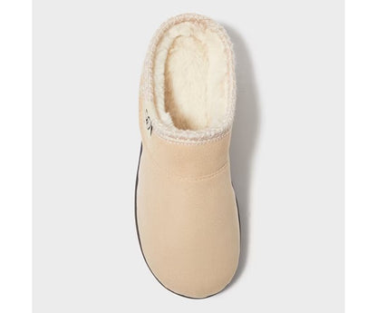 Dearfoams Women's Clog Slippers Memory Foam Indoor/Outdoor Brown