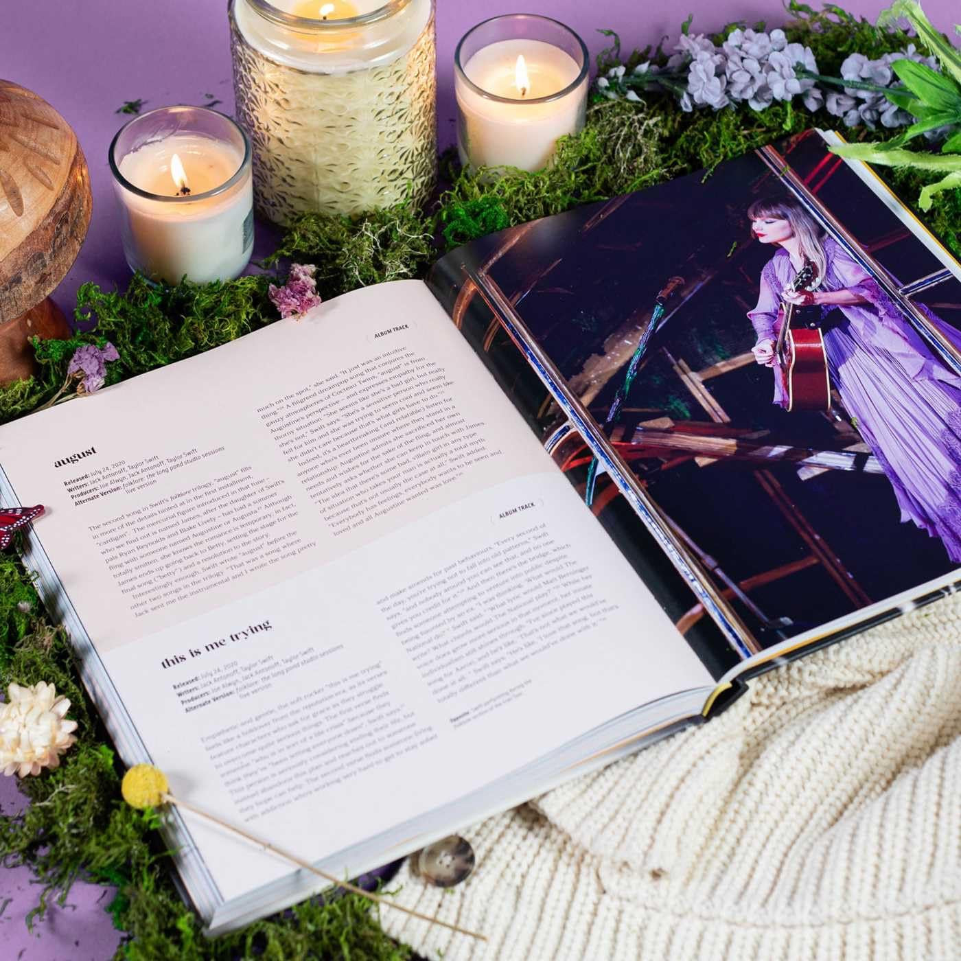 Taylor Swift: The Stories Behind the Songs Hardcover Book- With Scuffs