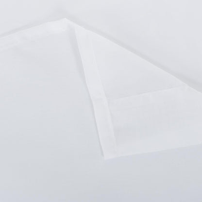 Single Panel Outdoor Indoor Curtains White Sheer Patio 108 Inch Length