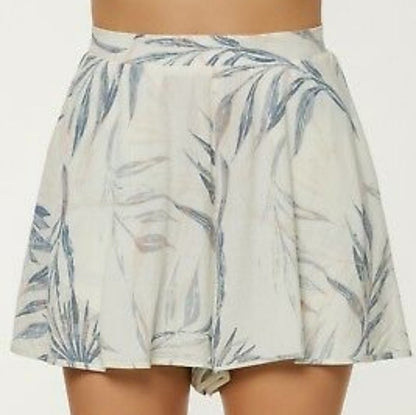O'Neill Kalista Palm Print Shorts Women's High Waisted Flowy Shorts