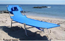 Ostrich Chaise Lounge Facedown Beach Camping Pool Tanning Chair Blue