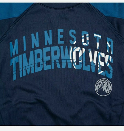 NBA Minnesota Timberwolves Kids Boys Back Court Crewneck Sweatshirt