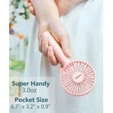HonHey Portable Handheld Fan 3 Speed Mini USB for Traveling and Office