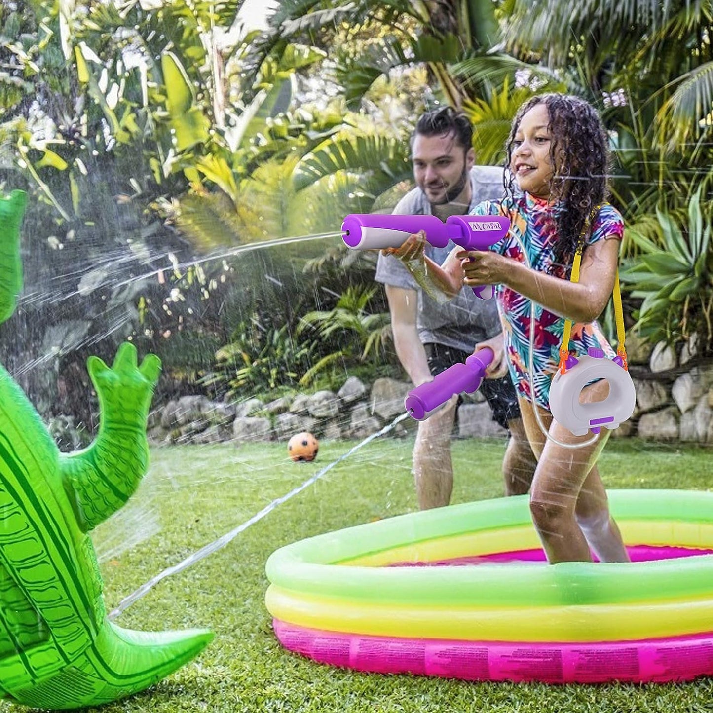 DX DA XIN Water Guns for Kids, Water Super Soaker Squirt Guns Water Games