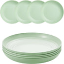 Wheat Straw Plates 7.8" Round Unbreakable Microwave Safe