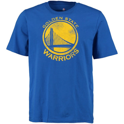 Men's Majestic Golden State Warriors Distressed Logo T-Shirt