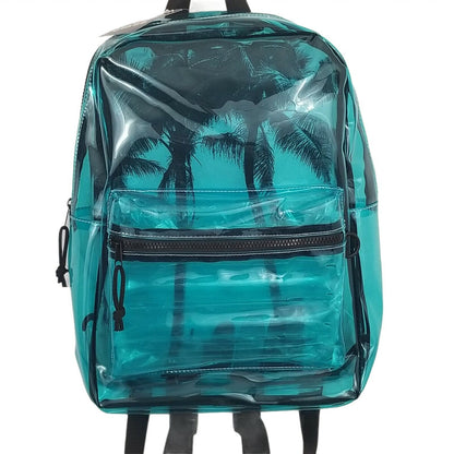 Clear Backpack With Cinch Bag, 2 In 1 School, Stadium, Travel, Sports